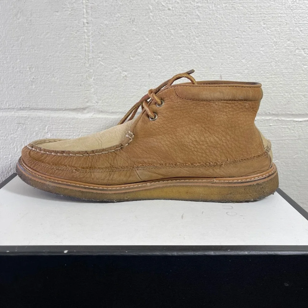 Sperry‎ Top Sider 4 JCrew Brown Suede Leather Chukka Boots Men's Size 12 M